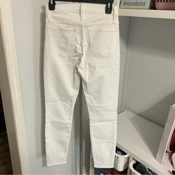 J. Crew White Wash 9" Toothpick Jeans Size 26 - Picture 7 of 15